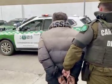 Detienen en Viña del Mar a prófugo de la justicia que registra 89 detenciones y dos órdenes de captura vigentes