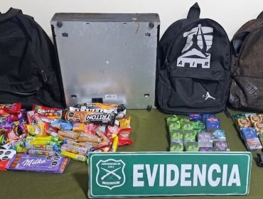 Carabineros frustra el escape de tres delincuentes que asaltaron un local en Reñaca