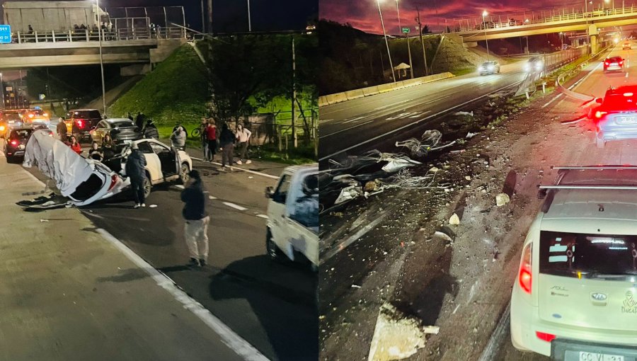 Conductor de camión que provocó fatal accidente en Ruta 68 a la altura de Casablanca continúa internado