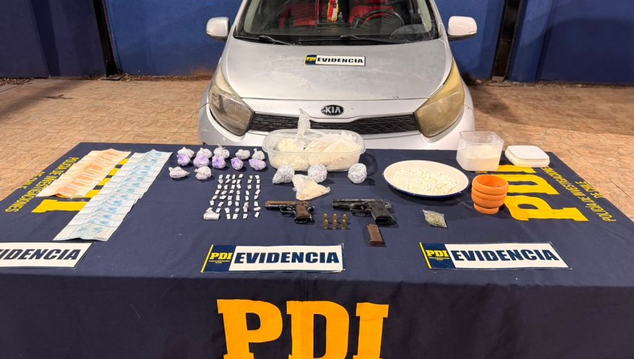 Desarticulan punto de microtráfico en Hijuelas: dos sujetos fueron detenidos por la PDI