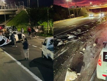 Conductor de camión que provocó fatal accidente en Ruta 68 a la altura de Casablanca continúa internado