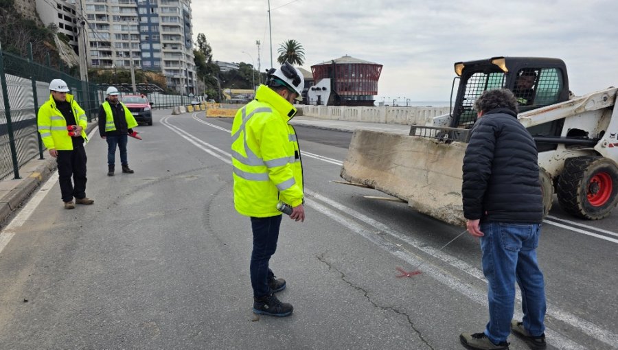 Avenida Altamirano será reabierta con tránsito parcial y estrictas restricciones tras socavón causado por las lluvias en Valparaíso