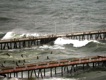 Emiten aviso especial de mal tiempo para el borde costero desde Valparaíso al Maule