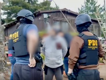 En Laguna Verde detienen a sujeto acusado de amenazar de muerte a funcionarios de la PDI y Carabineros durante transmisión en vivo
