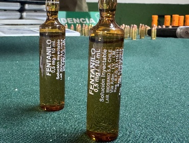 Caen seis sujetos con armas, drogas y fentanilo en territorio de "El Panda" en Lo Espejo