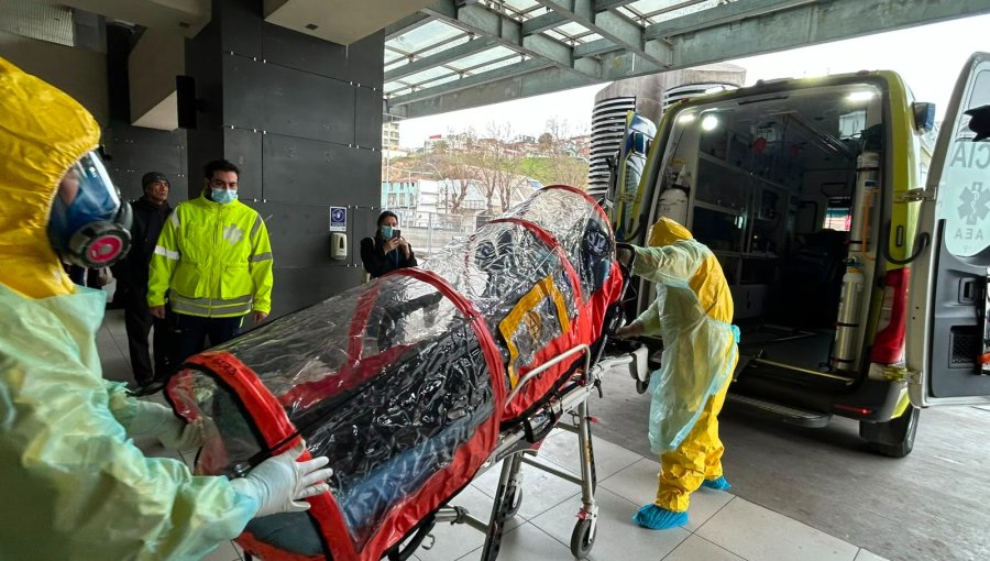 Simulacro de ébola en Viña del Mar: Hospital Fricke reforzó los protocolos ante eventual caso sospechoso