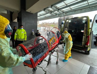 Simulacro de ébola en Viña del Mar: Hospital Fricke reforzó los protocolos ante eventual caso sospechoso