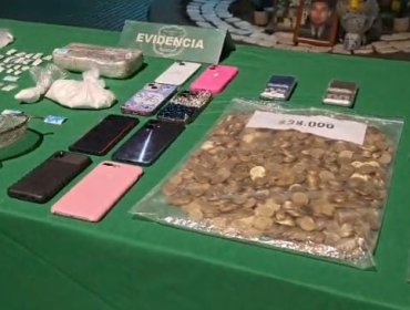 Detienen a tres personas e incautan más de 1,4 kilos de droga durante procedimiento en Lo Prado