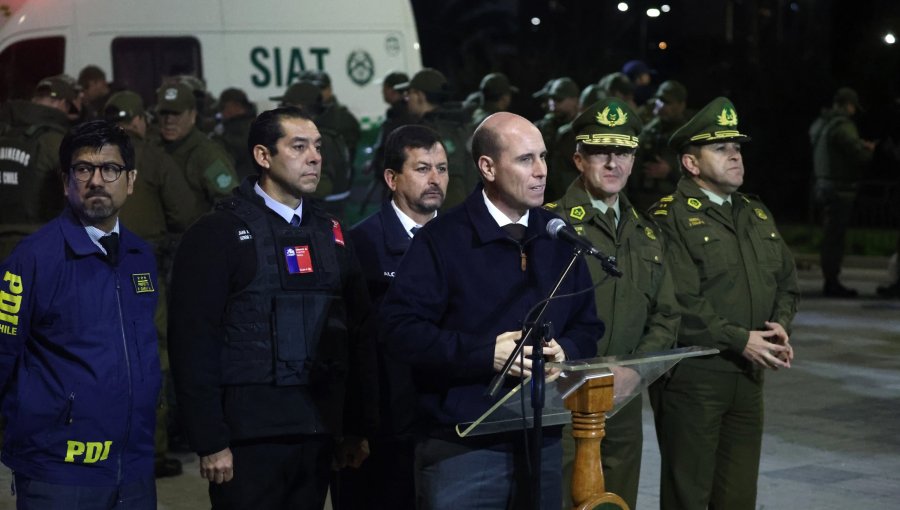 Con más de 5 mil policías: Ministro Arrau encabeza nuevo megaoperativo que contempla controles de identidad y fiscalizaciones