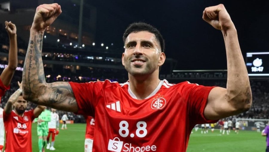 El Inter de Maripán logró sufrido avance en Copa de Brasil pese a caer ante Corinthians