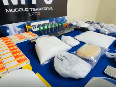 PDI detiene a 21 personas e incauta $43 millones en drogas en Puente Alto