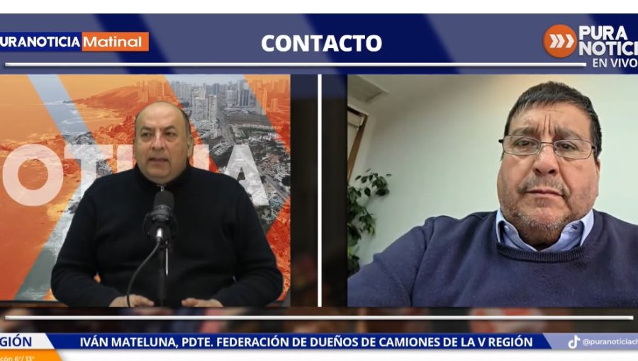Federación de Dueños de Camiones de Valparaíso y cierre del paso Los Libertadores: "Es una stiuación bien compleja porque no hay certidumbre de cuándo se pueda abrir"
