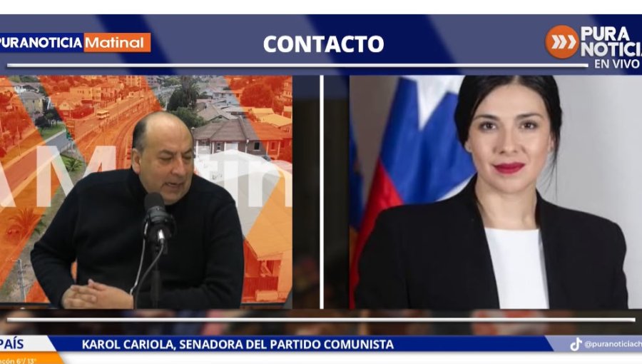 Senadora Karol Cariola y aprobación de la megarreforma: "Es regresiva y solo pone el énfasis en el beneificio de los grandes grupos económicos"