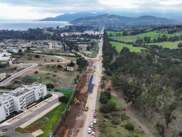 Ruta F-30E en Puchuncaví quedaría habilitada a fines de esta semana tras reparación de los socavones producidos por los temporales