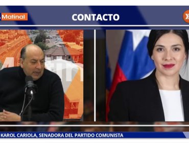 Senadora Karol Cariola y aprobación de la megarreforma: "Es regresiva y solo pone el énfasis en el beneificio de los grandes grupos económicos"