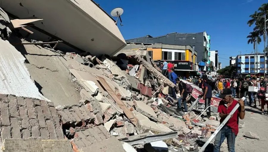 Las impactantes imágenes de los destrozos causados por el terremoto que sacudió el oeste de Colombia