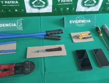 Capturan a dos delincuentes tras robo en establecimiento comercial de Quinta Normal: extranjero contaba con más de 16 detenciones