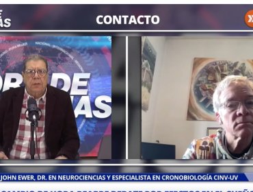Doctor John Ewer por cambio de hora: “Hay un aumento agudo en cosas serias como el número de infartos. Asique no es menor”
