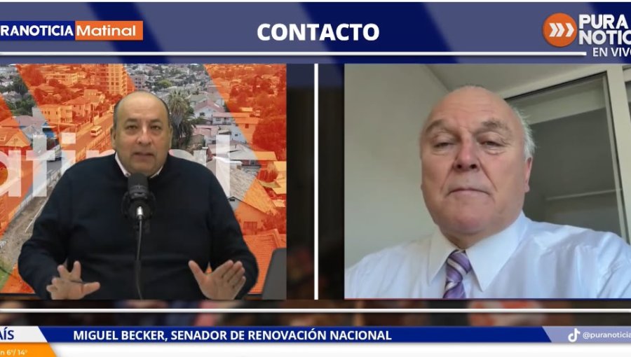 Senador Miguel Ángel Becker y agenda de seguridad del Gobierno: "El estado de excepcion sirve, pero no puede tener la condición de permanente"