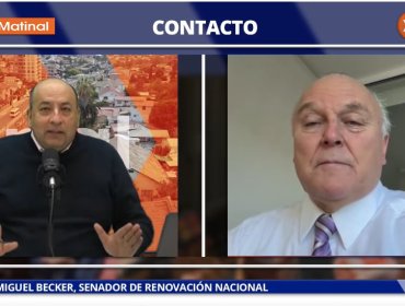 Senador Miguel Ángel Becker y agenda de seguridad del Gobierno: "El estado de excepcion sirve, pero no puede tener la condición de permanente"