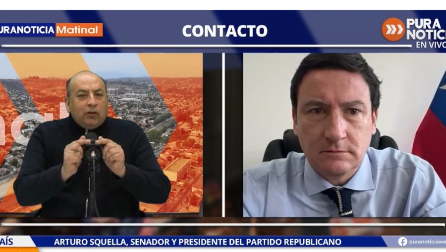 Senador Squella y proyectos de seguridad del Gobierno: "Parte de la agenda del ministro Arrau fue trabajada por Trinidad Steinert"