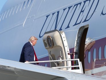 Donald Trump confirma que dejó el Air Force One por temor a un posible ataque de Irán