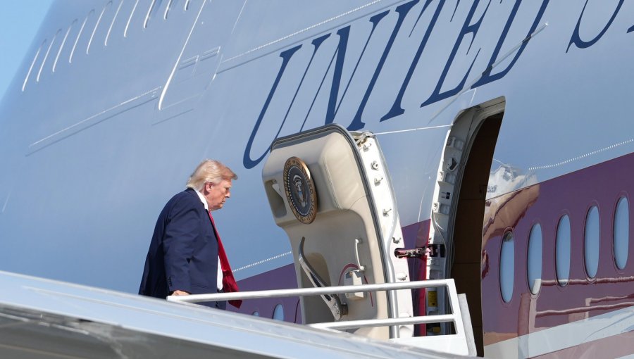 Donald Trump confirma que dejó el Air Force One por temor a un posible ataque de Irán