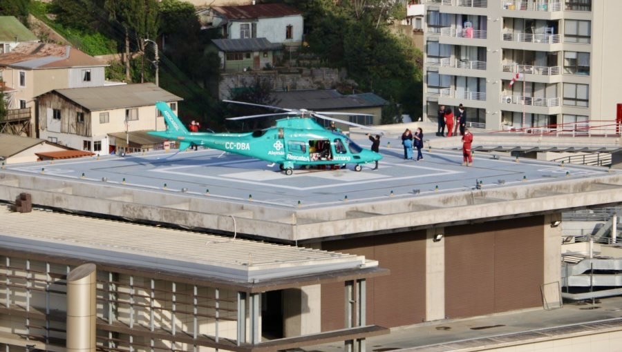 Tercer aniversario del helipuerto del Hospital Fricke: ya suma 10 activaciones para traslados médicos de emergencia este año