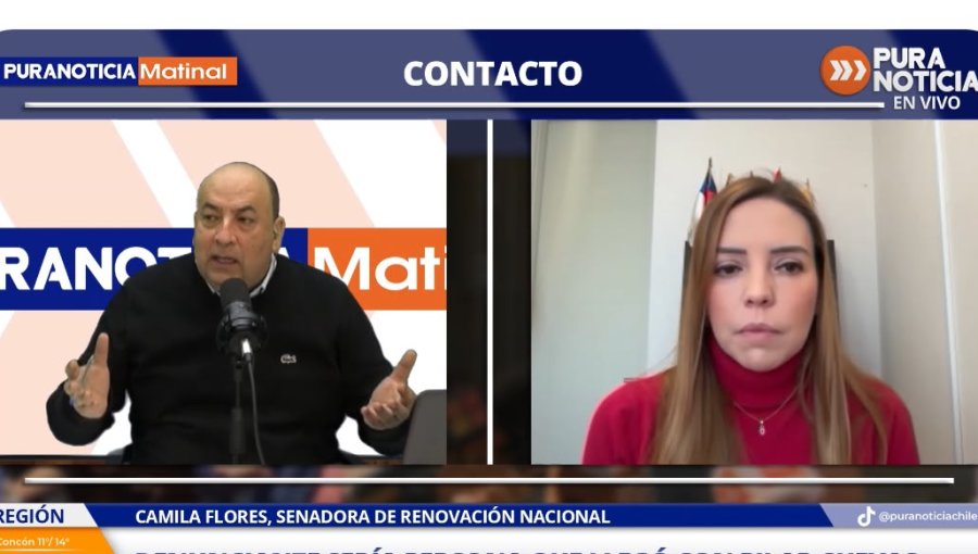 Senadora Camila Flores y requerimiento del Gobierno ante el TC: "Hay descoordinación, falta de comunicación y falta una conversación más fina"