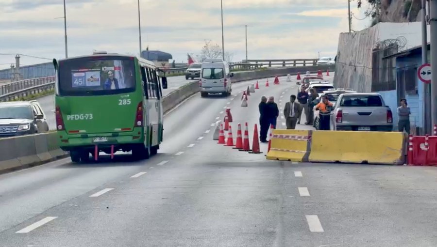 Avenida España vuelve a estar habilitada en una pista hacia Viña del Mar: habrá restricciones para vehículos particulares