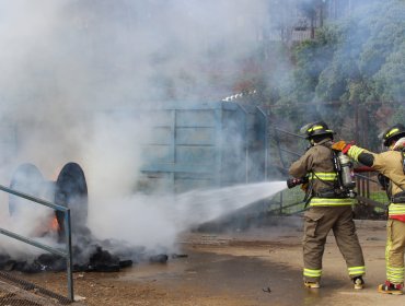 Complejo Penitenciario de Valparaíso realiza simulacro de incendio forestal ante riesgo de emergencias