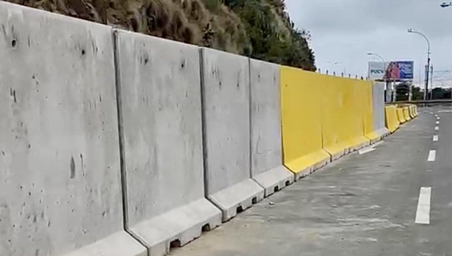 Refuerzan seguridad en Av. España con barreras en vías alternativas y camellones de 3 toneladas para frenar posibles derrumbes