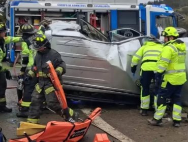 Fatal accidente en Ruta 68 mantiene tránsito lento en dirección a Santiago