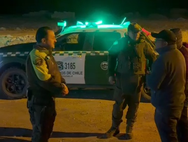 Carabineros rescata a funcionarios bolivianos aislados por sistema frontal en San Pedro de Atacama