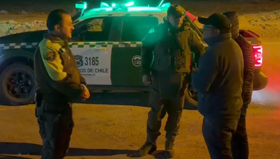 Carabineros rescata a funcionarios bolivianos aislados por sistema frontal en San Pedro de Atacama