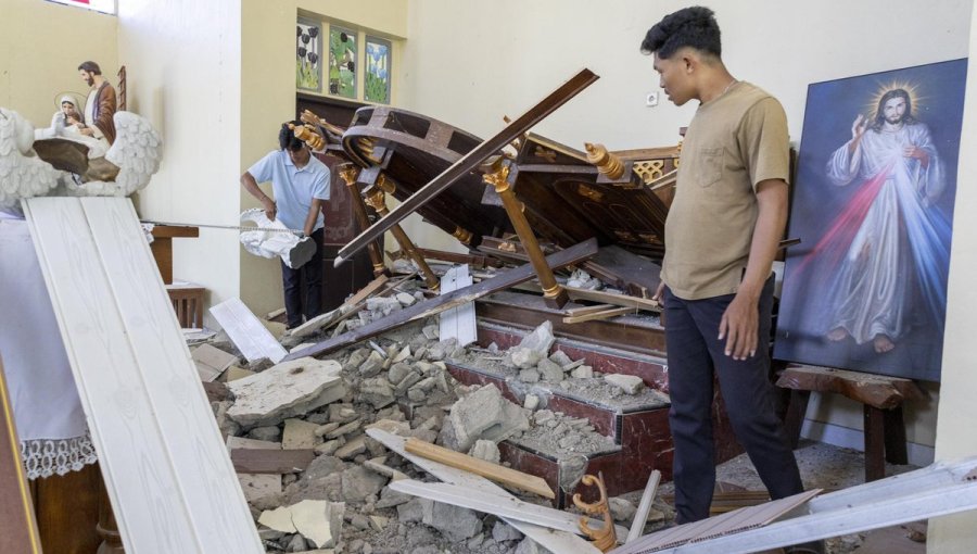 Sismo de magnitud 5,8 sacude Indonesia días después del devastador terremoto 7,7