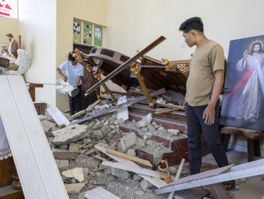 Sismo de magnitud 5,8 sacude Indonesia días después del devastador terremoto 7,7