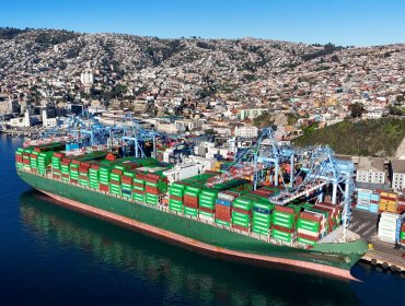 "Tampa Triumph": el gigante de casi 366 metros que recaló en el puerto de Valparaíso