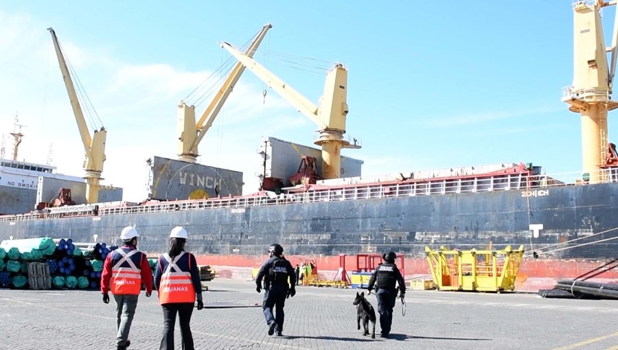 Operativo contra el crimen organizado deja cinco detenidos en el puerto de Valparaíso
