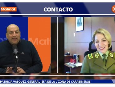 Jefa de Zona de Carabineros en Valparaíso y balance del primer semestre en la región: "Tenemos un 7% menos de hechos delictuales"