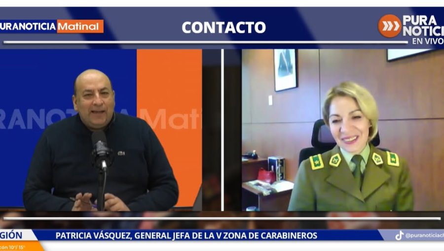 Jefa de Zona de Carabineros en Valparaíso y balance del primer semestre en la región: "Tenemos un 7% menos de hechos delictuales"