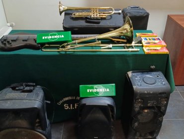 Detienen a segundo sujeto por receptación de especies robadas a colegio en Villa Alemana