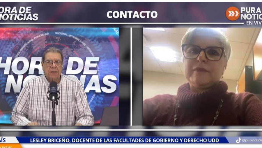 Docente Lesley Briceño sobre encuesta Cadem y la facultad del Presidente para decretar un estado de excepción: “Nos plantea que la sociedad ya traza una línea”