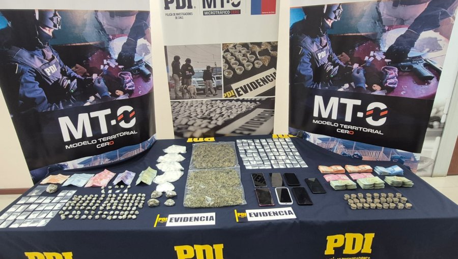 Golpe al tráfico de drogas en Valparaíso: PDI desarticula banda que abastecía a otros vendedores en el cerro Playa Ancha