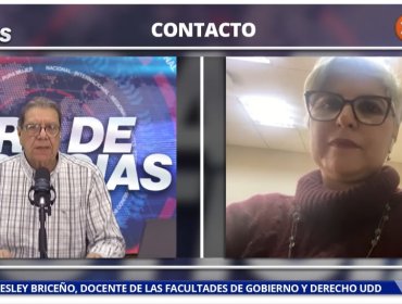 Docente Lesley Briceño sobre encuesta Cadem y la facultad del Presidente para decretar un estado de excepción: “Nos plantea que la sociedad ya traza una línea”
