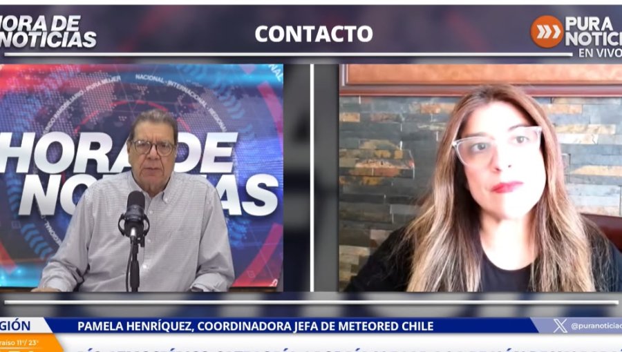Coordinadora Jefe de Meteored Chile por río atmosférico: “Va a afectar principalmente al centro sur y sur del país”