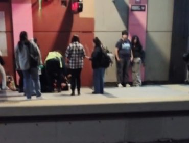Una persona resultó lesionada tras ser agredida y asaltada en la estación Viña del Mar del Tren Limache - Puerto