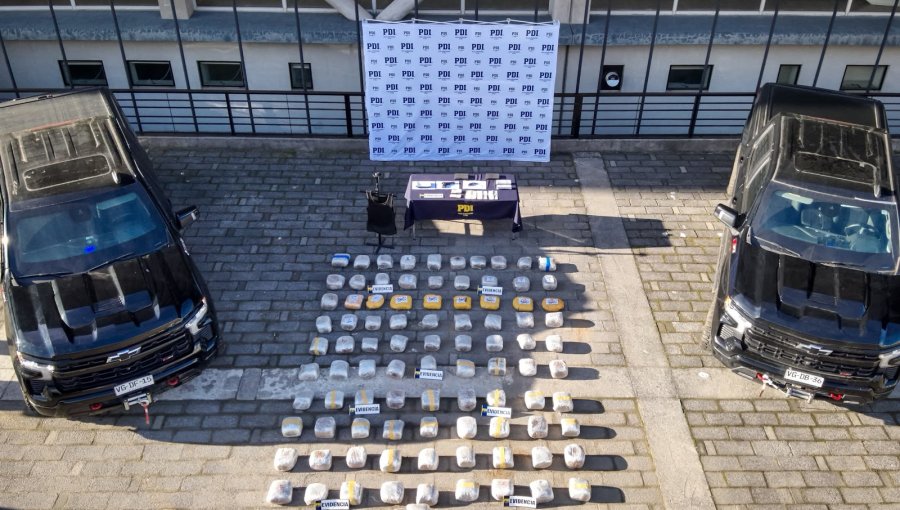 Desbaratan red de narcotráfico que operaba en Los Ríos: 12 personas detenidas y más de 150 kilos de droga incautada