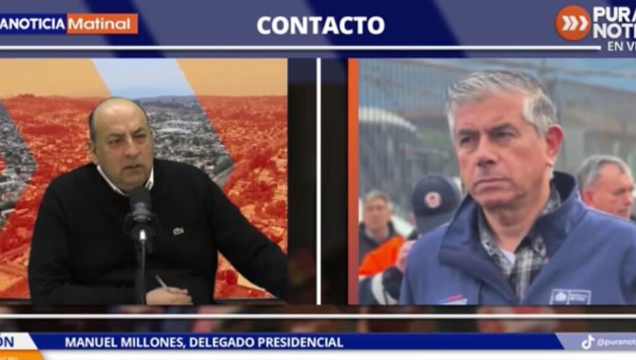 Delegado Millones y discrepancia con alcaldesa Ripamonti: "Quien debe evacuar es el Municipio con la información de Senapred"