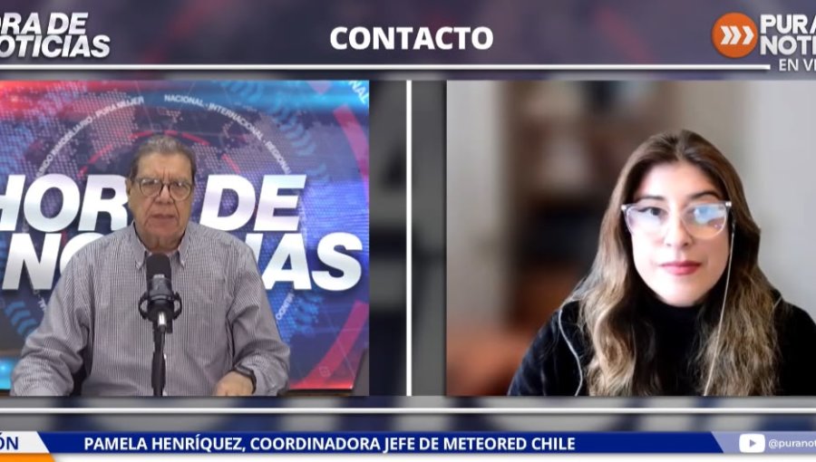 Coordinadora jefe Meteored Chile por nuevo sistema frontal: “Son varios los que van a ingresar al país”